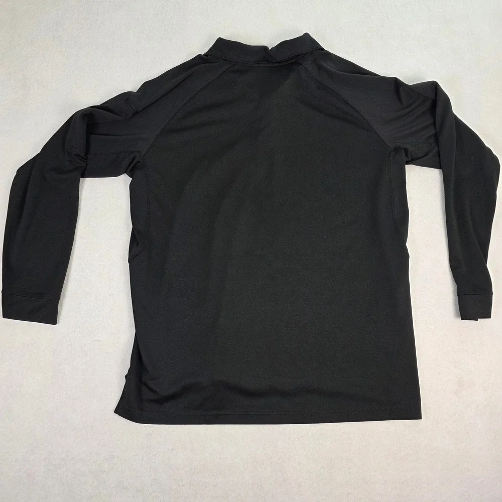 5.11 Tactical Series Mens XL Long‎ Sleeve Polo Shirt Black Performance 100% Poly
